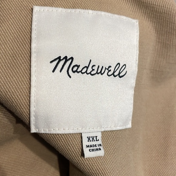 Madewell Pleat-Sleeve Military Jacket SEED KHAKI - Picture 5 of 11